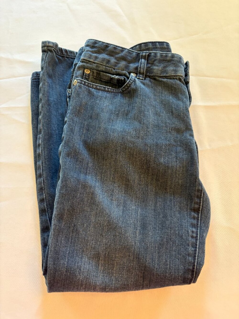 Ann Taylor Loft Denim Modern Capri Size 8